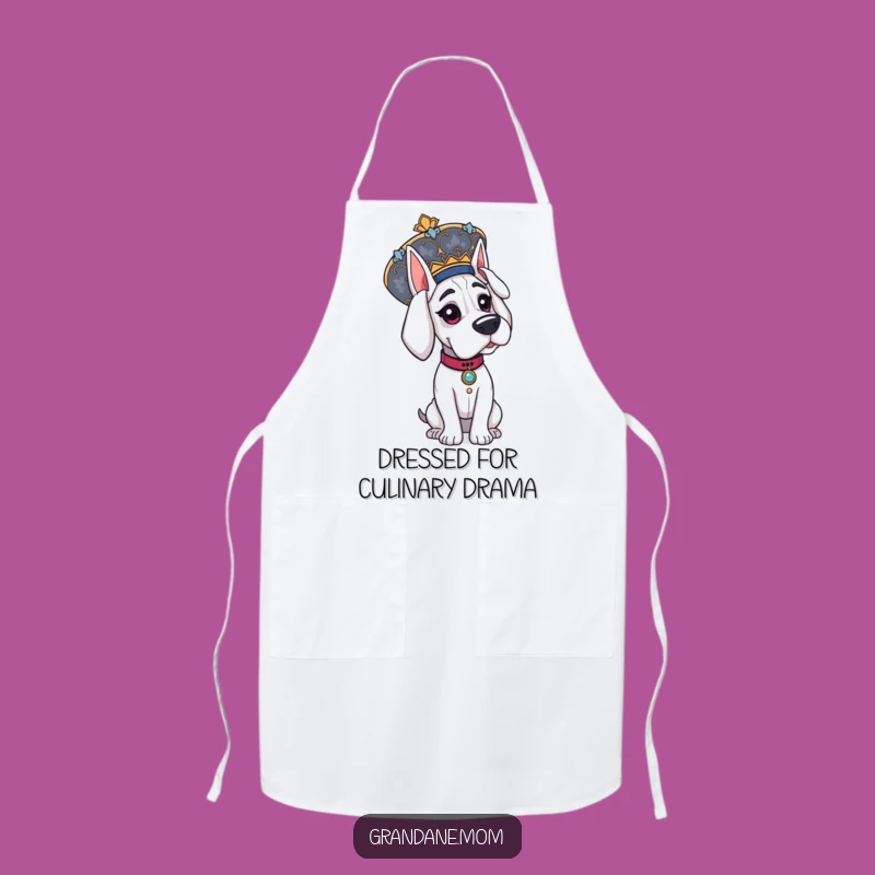 Funny Grand Dane Hat Apron: Chic Chef's Companion, Perfect Funny Gift