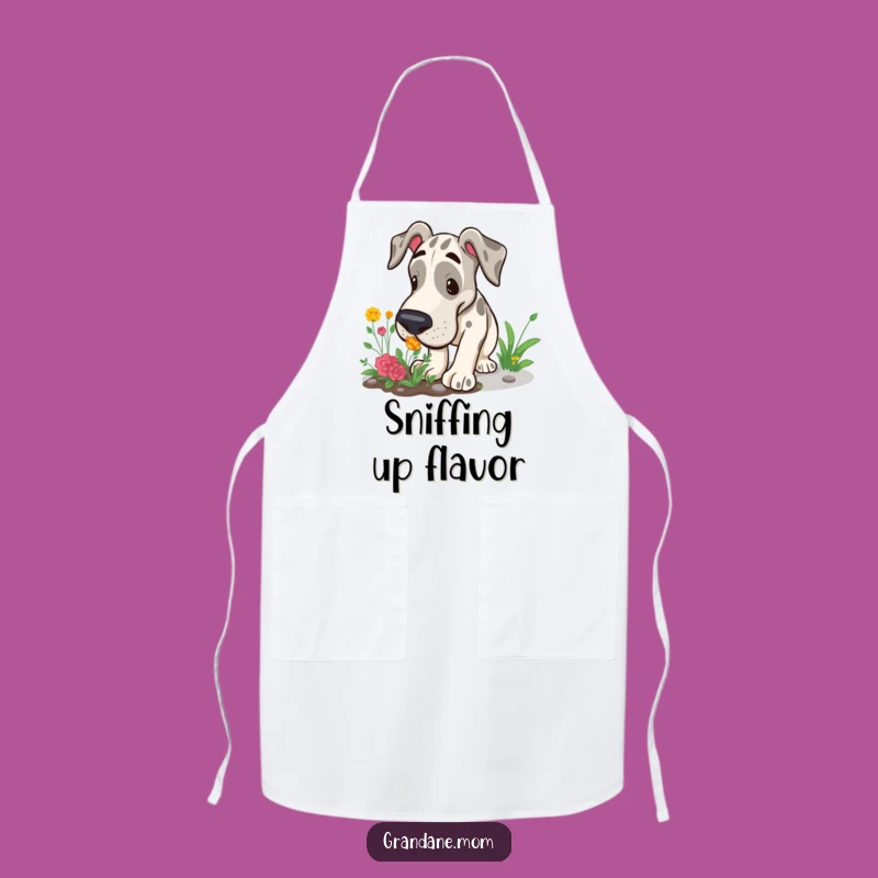 Funny Grand Dane Apron: Garden Snuffler, Explorer Kitchen Gift for Dog Lovers