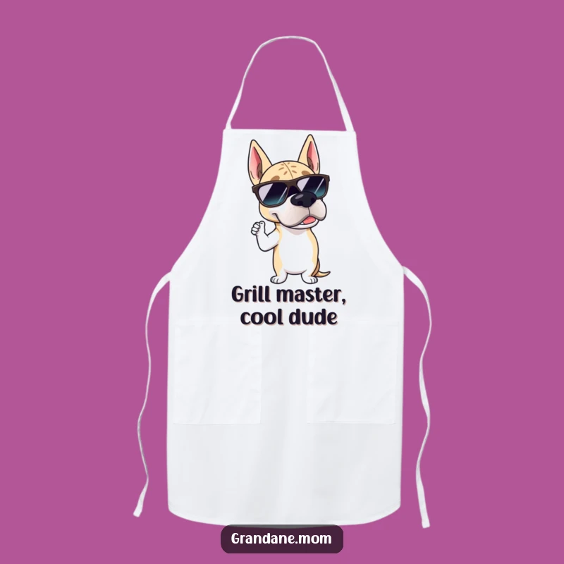 Funny Grand Dane Sunglasses Apron: Cook in Style - Perfect Gift for Fashionable Foodies