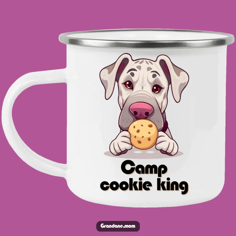 Adventure Funny Grand Dane Camping Mug - Wink Cookie Outdoor Gift