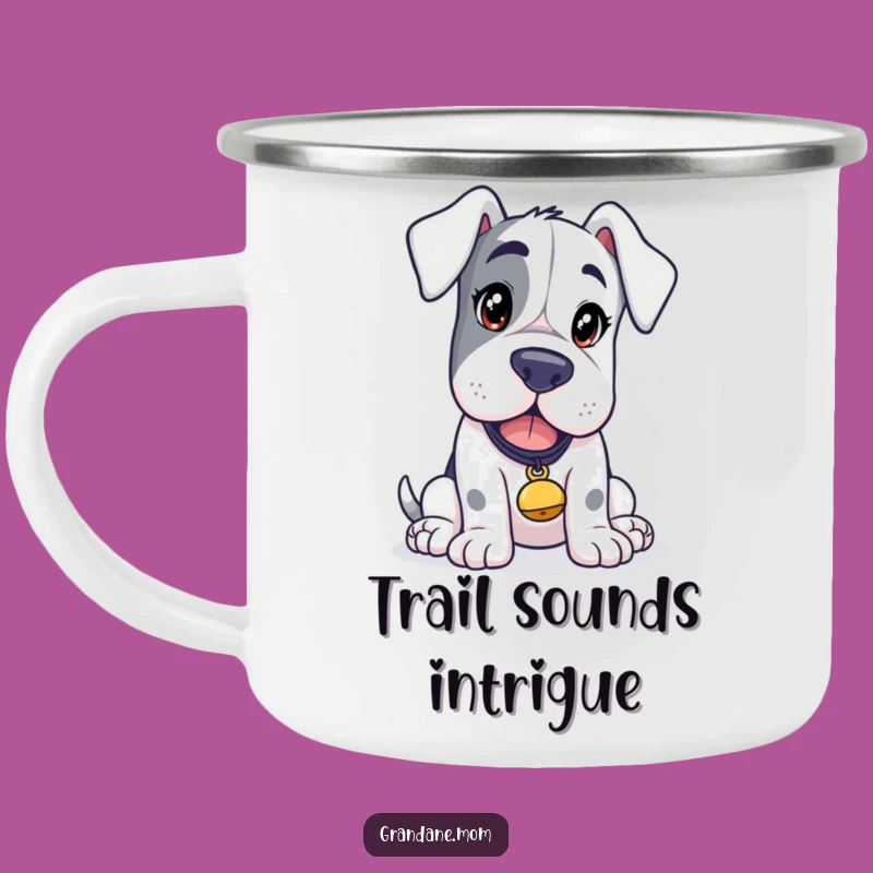 Funny Grand Dane Explorer Mug: Tinkling Bell Camp Adventure Gift
