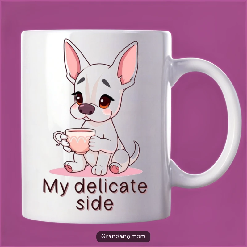 Funny Grand Dane Teacup Mug: Gentle Giant Gifts for Elegant Dog Lovers