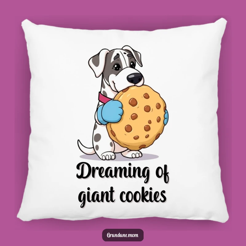 Funny Grand Dane Oven Mitts Cookie Pillow - Comfy & Hilarious Home Decor