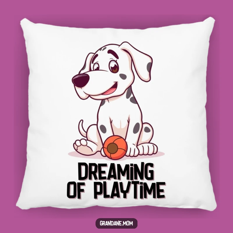 Funny Grand Dane Pillow: Playful Bounce Comfort, Cozy and Fun Funny Gift