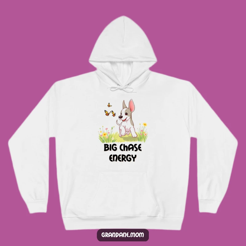 Funny Grand Dane Meadow Hoodie: Cozy Up with Canine Cuteness!