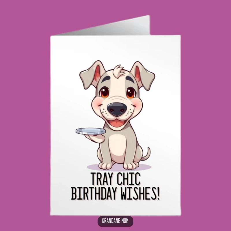 Happy Dane Birthday Card: Free Printable, Cheerful Dog Gift for a Joyful Day