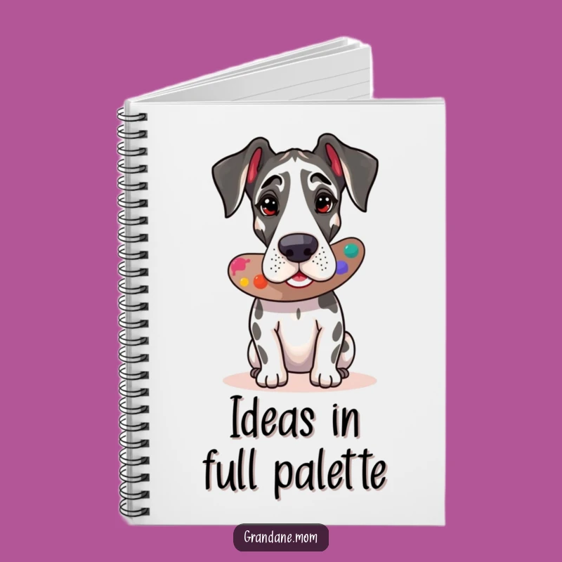 Funny Great Dane Artist Notebook: Sketch Your Ideas, Perfect Gift for Creatives