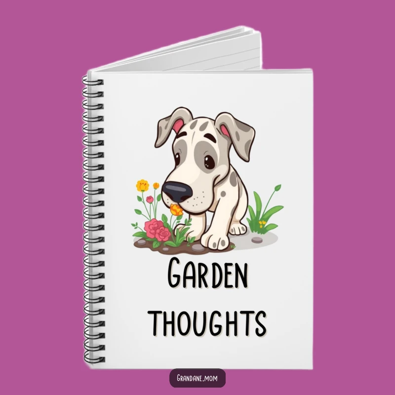 Funny Grand Dane Notebook: Garden Snuffler, Explorer Journal Gift for Dog Fans