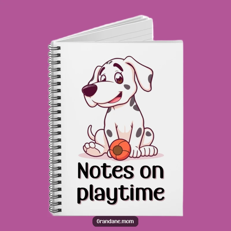 Funny Grand Dane Notebook: Jot Down Playful Ideas, Ideal Funny Gift for Fun Lovers