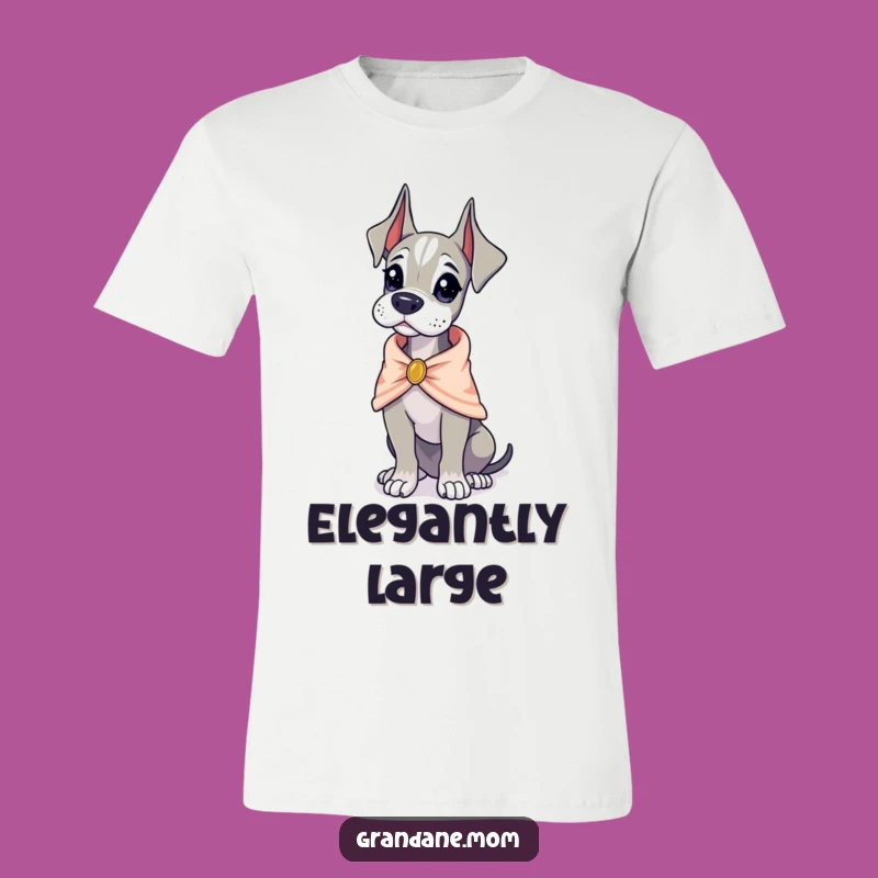 Funny Poised Dane T-Shirt: Dapper Dog Style, A Perfect Funny Gift