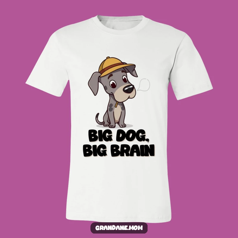 Funny Great Dane Detective T-Shirt: A Puzzling Pup's Perfect Gift for Dog Lovers