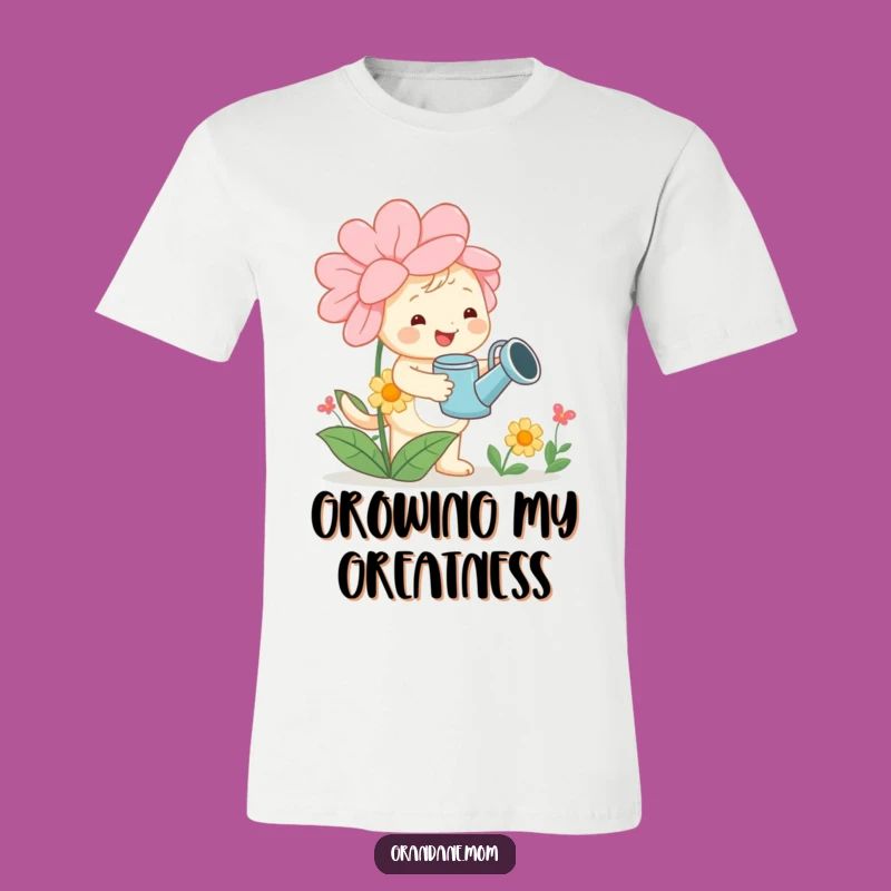 Funny Daniff Gardener T-Shirt: Cheerful Dog Tending Flowers Humor Gift