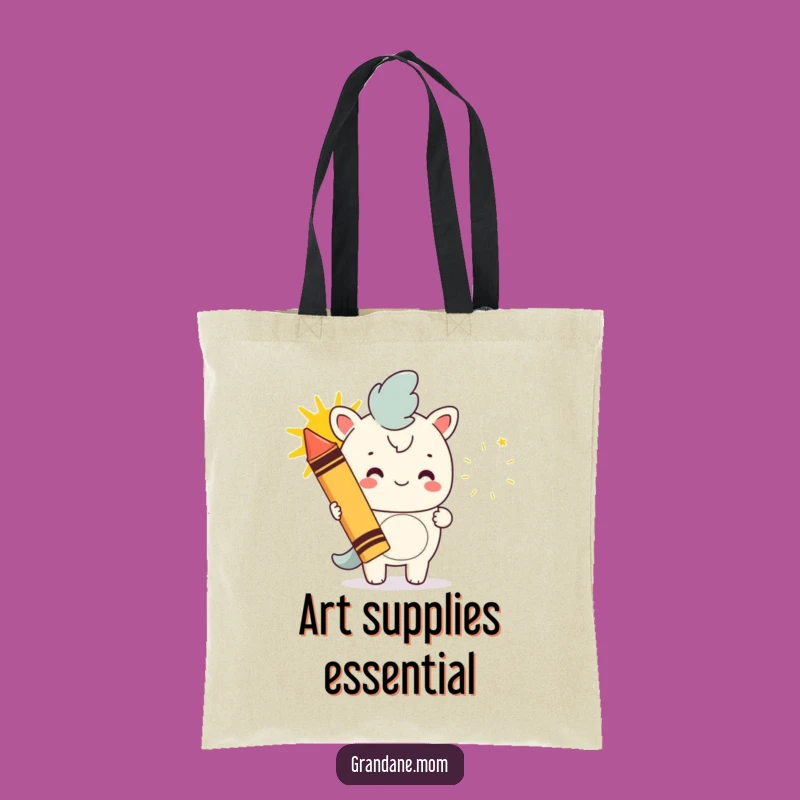 Funny Daniff Artist Tote Bag: Carry Your Creations in Style